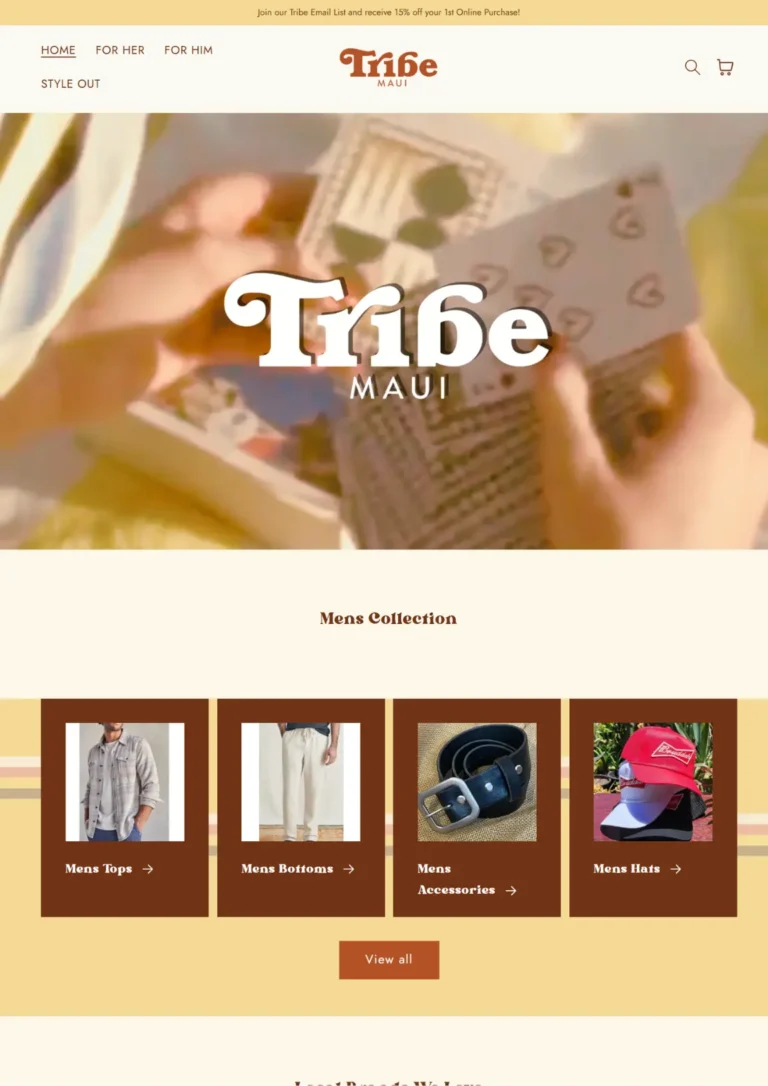 tribe-maui-website